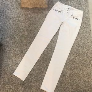 American eagle skinny white jeans 00